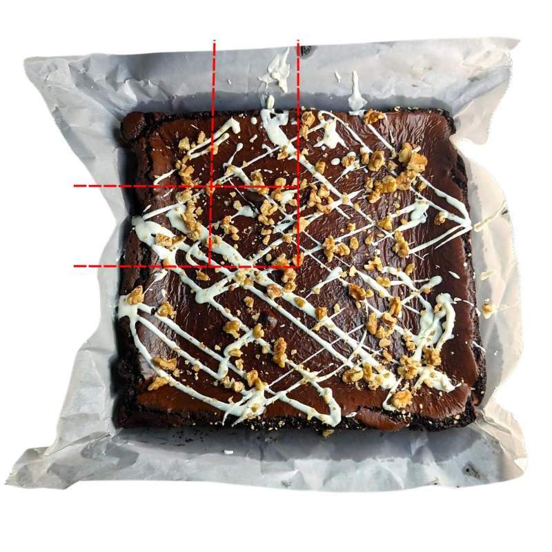 Chocolate Brownie Tray ( 16pcs )  Main Image